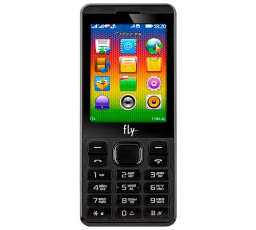 Мобильный телефон FLY FF281 Black