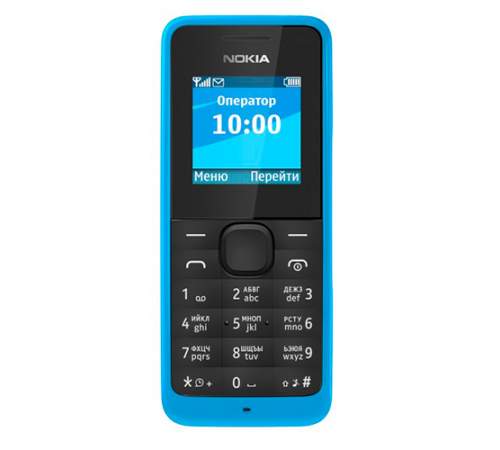 Мобильный телефон NOKIA 105 DS Cyan