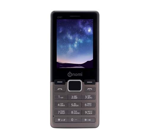 Мобильный телефон NOMI i241+ Metal Dark-Grey