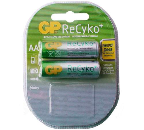 Аккумуляторы GP Recyko AA 2000 mAh