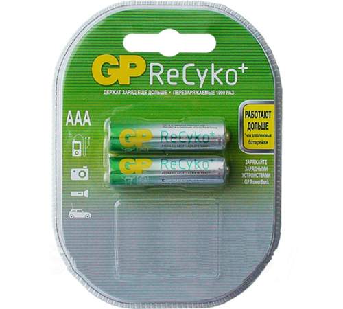 Аккумуляторы GP Recyko AAA 800 mAh