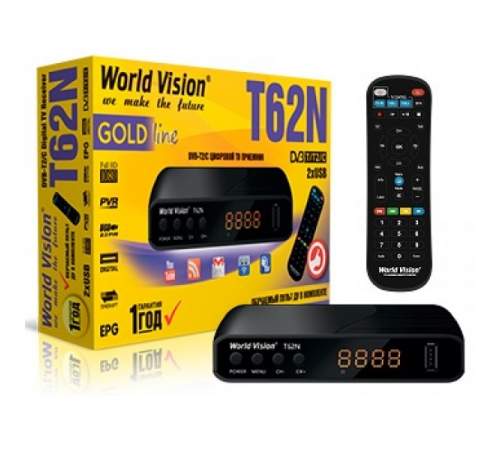 ТВ ресивер DVB-T2 WORLDVISION T62N