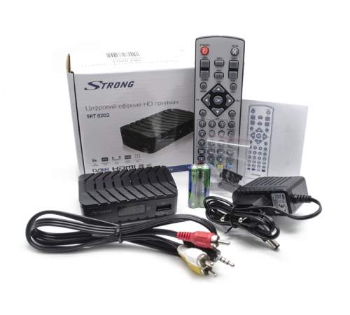 ТВ ресивер DVB-T2 STRONG SRT 8203
