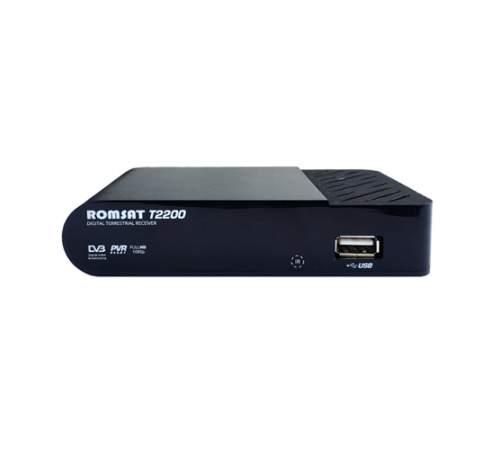 ТВ ресивер DVB-T2 Romsat T2200