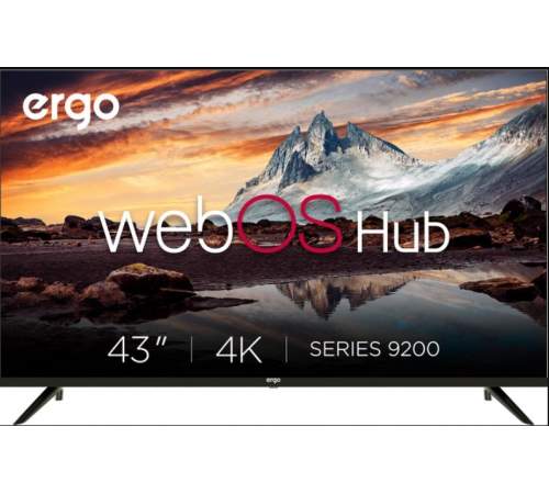 Телевізор ERGO 43WUS9200 (WebOS TV)