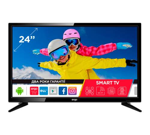 Телевизор ERGO LE24CT5500AK